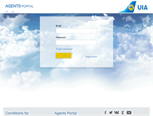Tablet Screenshot of flyuia-agent.com